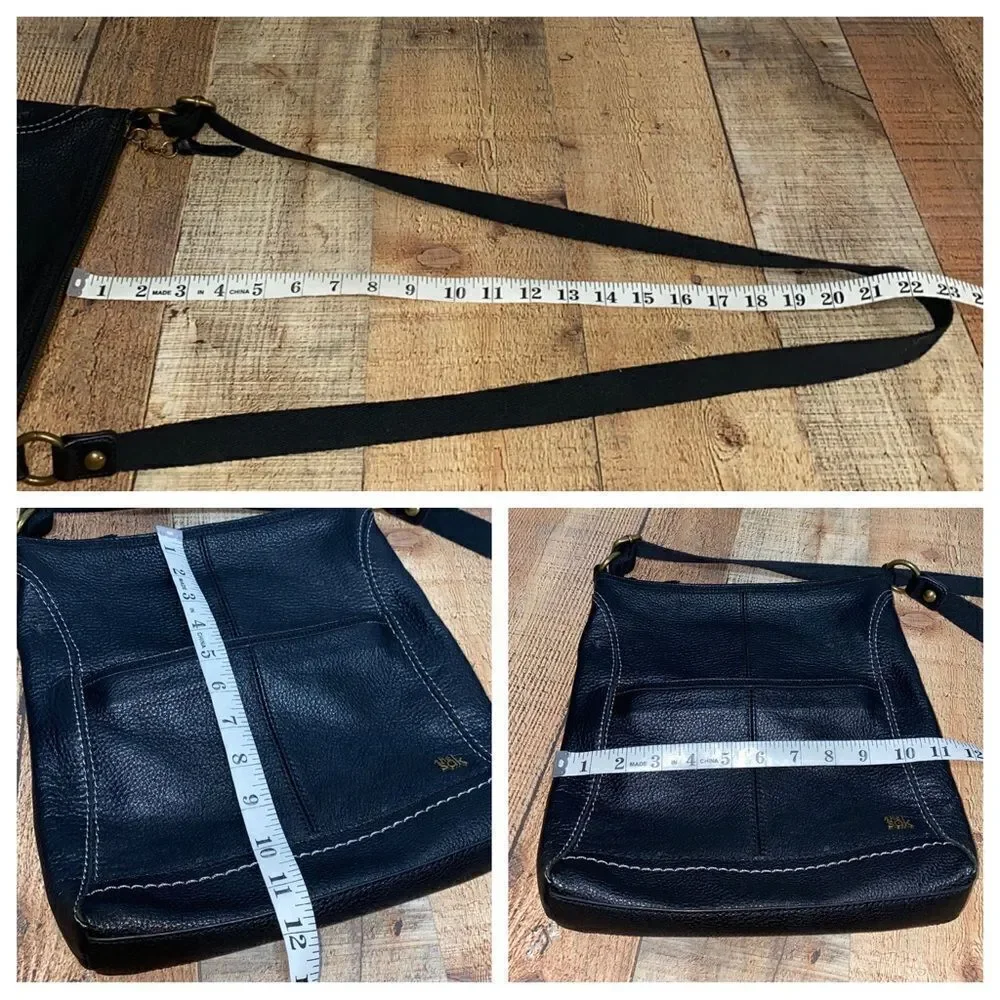 THE SAK IRIS LEATHER CROSSBODY BAG